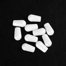 10pcs 4mm Plastic Guitar Toggle Switch Tip for LP Electric Guitar(White) Newly