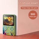 G5 Built-in 500 Games Mini Retro Video Console Pocket Game Players (Green)