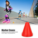 10x Marker Cones Roller Skating Football Soccer Training Equipment (Red) Newly