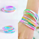 Candy Color Luminous Bracelet Silicone Glow in the Wristband Dark Gift Z1J best
