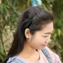 Girl Black Sports Women headhoop headwear Metal Hair Band