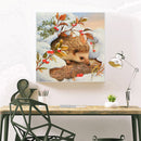 5D DIY Full Drill Diamond Painting Snow Hedgehog Cross Stitch Embroidery Mo