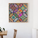 Full Drill Round Diamond Painting Kit DIY Mosaic Mandala Pattern Picture Decor