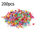 200pcs Scrapbook Embellishment Fastener Brad DIY Metal Craft Decor Accessories