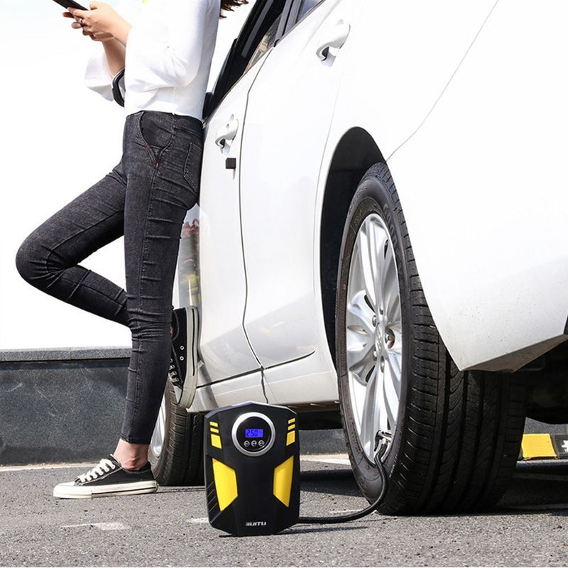 Detection 12V Lnflator Air Pump Auto Parts Digital Tire Lnflator Air Compressor