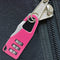 Mini 3 Digit Combination Padlock Zinc Alloy Travel Luggage Lock (Pink) Newly