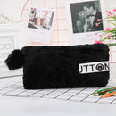Creative Soft Plush Pencil Case Hand Bag Office Stationery Pouch Student Supply
