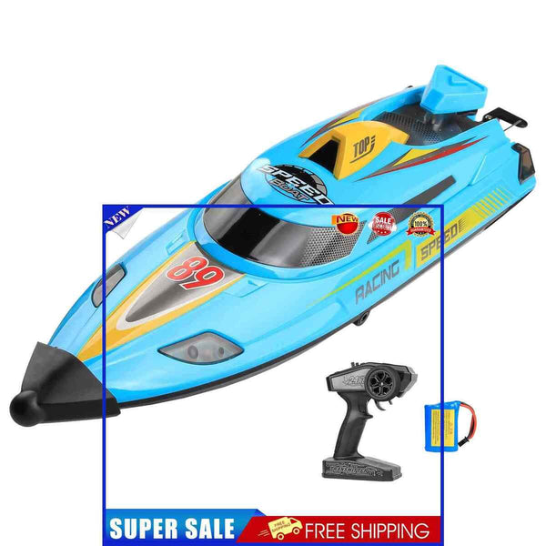 #A Children Remote Control Boat 089 High Speed Remote Control Speedboat 2.4GHz