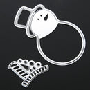 Snowman DIY Metal Stencil for Scrapbook Embossing Craft Cutting Die