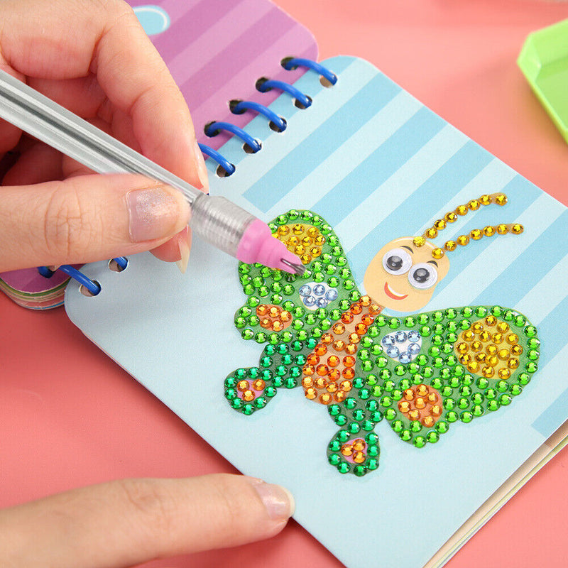 Acrylic Diamond Painting Pen DIY Cross Stitch Point Drill Tool (Pink Pen) Newly