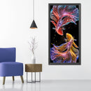 5D Diamond Painting Full Square Drill Koi Picture Rhinestone