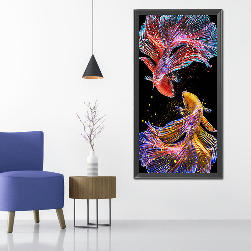 5D Diamond Painting Full Square Drill Koi Picture Rhinestone