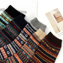 Casual Soft Autumn and Winter Ethnic Style Warm Socks Thermal Socks Wool Socks
