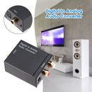 Toslink Coaxial to Analog RCA R/L Decoder Digital Optical Fiber Audio Converter