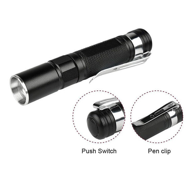 XPE LED Flashlight Torch Light Flashlight Mini Pen Lamp Powerful Flashlight