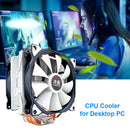 SNOWMAN MT6 12cm CPU Cooler Fan 6 Heat Pipes 4 Pin Heatsink (Dual Fan) Newly