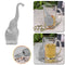 Silicone Elephant Shape Mug Cup Loose Leaf Herb Filter Tea Infuser (Gray) Newly
