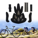 Universal Helmet Inner Foam Pads Kits Sealed Sponge Set for Cycling (Black)
