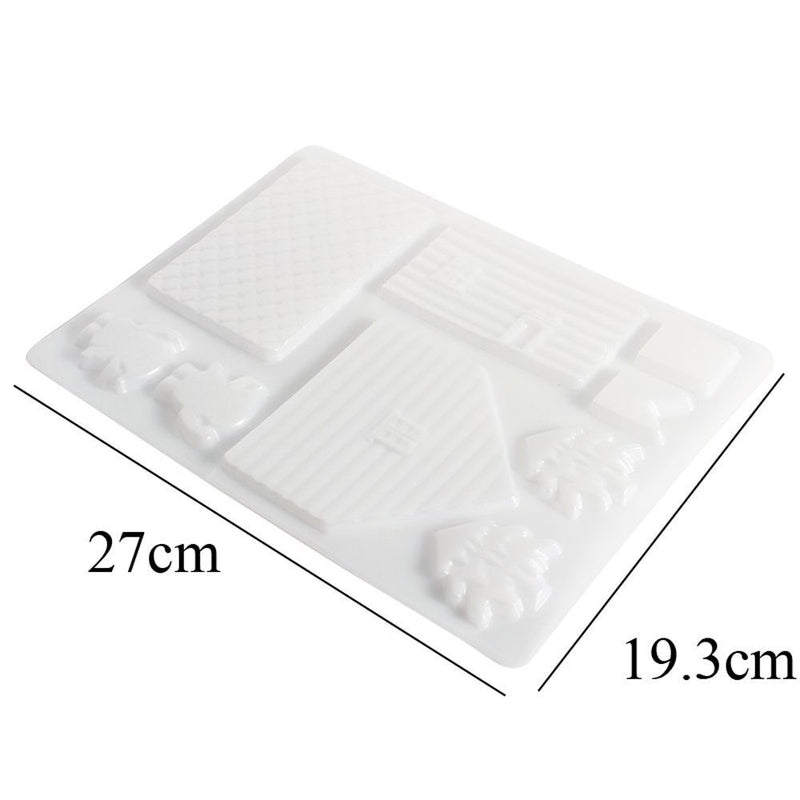 Tools Christmas Chocolate Mold Biscuits Cutter Gingerbread House Mould