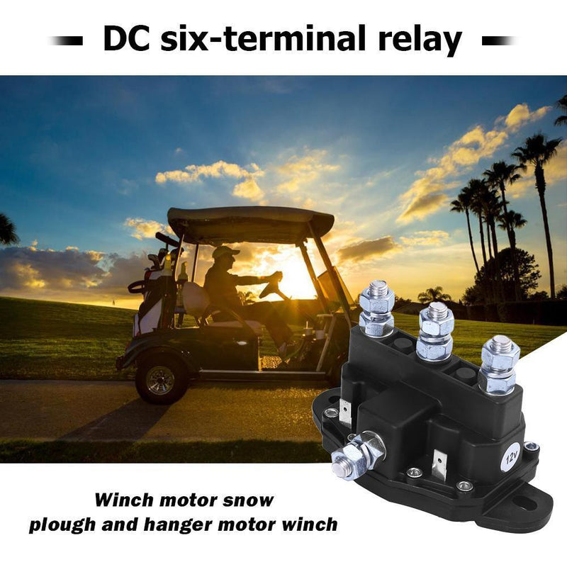 6 Post Relay Winch Motor Reversing Solenoid Switch for Construction Truck Newly
