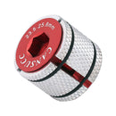 CANSUCC MTB Road Bike Headset Stem Top Cap Cover Plug Nut Screws (Black)