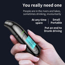 Automatic Alcohol Tester Non-contact LCD Professional Breath Tester (Black)