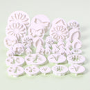 Plastic Flower Fondant Baking Mould Cookies Mold Cake Icing Plunger Decor Too