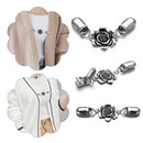 Flower Pattern Cardigan Clip Shawl Brooch Duck Clip Clasps Sweater Clips
