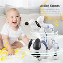 Remote Control Dog Programmable Smart Dancing RC Stunt Toys for 3-12Y Kids Newly