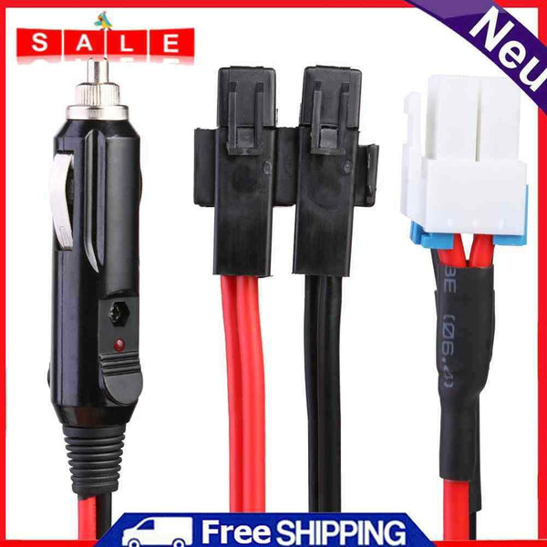 1.5m 30A Fuse 4Pin Short Wave Anti-Oxidation Extension Cable for ICOM IC-7000