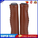 2pcs Bicycle Foam Grips MTB Bicycle Grip Anti-Slip Leather+Sponge Handlebar