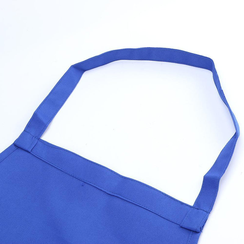 Women Men Adjustable Kitchen Apron Pure Color Waterproof Bib for Cooking