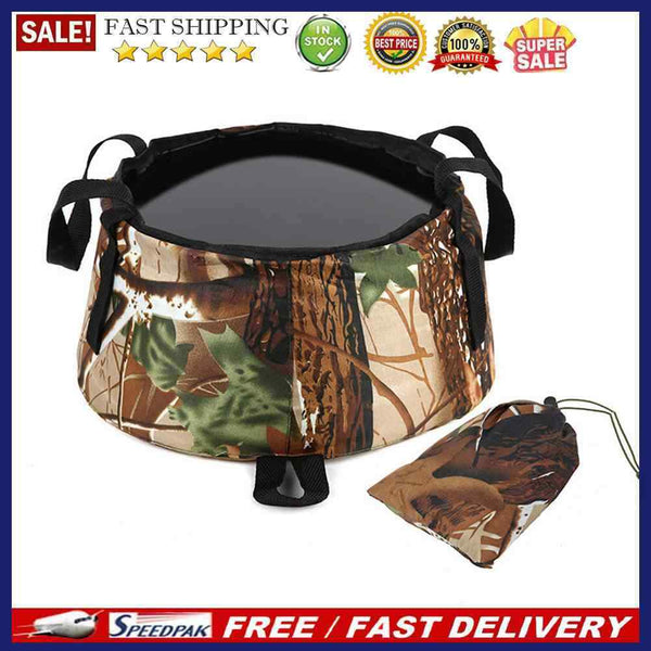 Foldable Wash Basin Foot Washbasin Outdoor Camping Travel Fishing Water Bucke