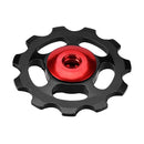Aluminum Alloy MTB Bike Ceramic Bearing  11T Wheel Rear Derailleur (Black)