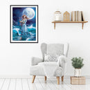 Moon Elf Girl 5D DIY Mosaic Rhinestone Picture Full Round Drill Diamond Paint