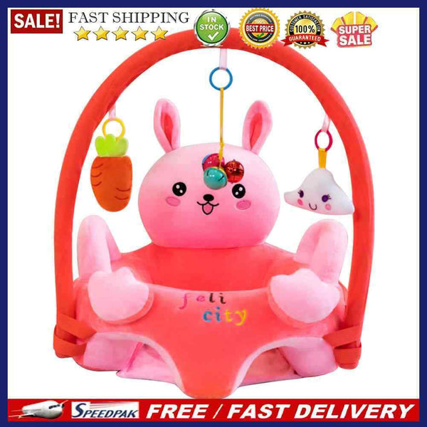 Baby Sofa Support Seat Cover Cartoon Animal Plush Learning To Sit Chair with