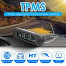 AN-07 LCD Solar Truck TPMS Tire Pressure Temperature Monitoring Alarm System