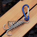 Windproof Tent Stake Pegs Awning Fixed Hook Ground Buckle for Outdoor Camping