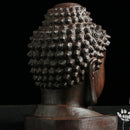 Ornament Redwood Crafts Buddha Statue Tathagata Sculpture Sakyamuni Head