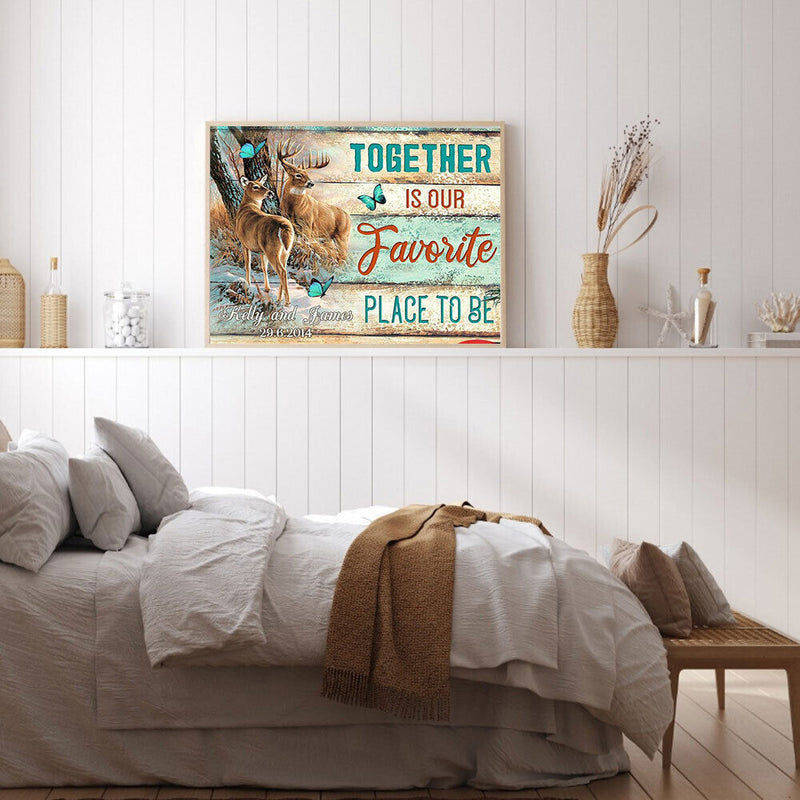 5D DIY Diamond Painting Kits Full Round Drill Elk Mosaic Wall Christmas Picture