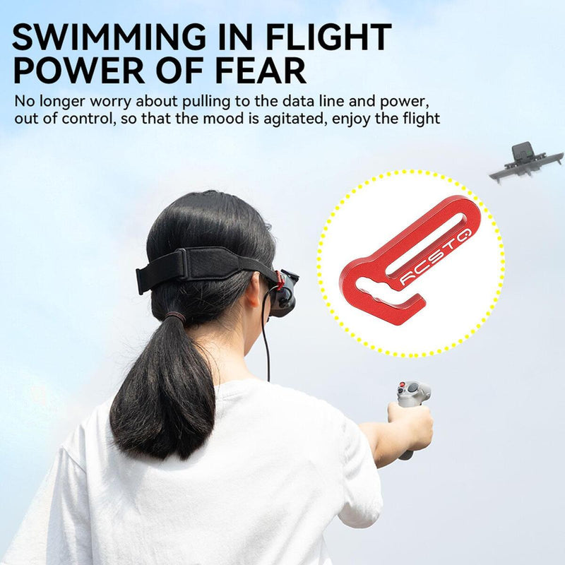 For AVATA Flying Glasses Goggles 2 Battery Protective Case Battery Belt Clip#