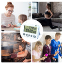 YS-218 Digital Sleep Stopwatch Kitchen Count Up Countdown Timer for Cooking