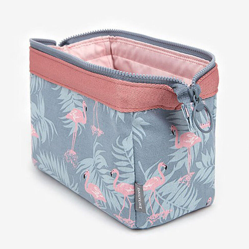 Outdoor Makeup Bag Travel Women Cosmetic Toiletries Organizer (Light Blue)
