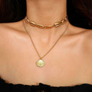 Women Cowry Seashell Pendant Multilayer Shell Necklace Beach Jewelry Bohemian