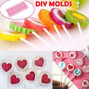 12 Round shape Baking Silicone Lollipop Mold Tray Candy Chocolate Sweet W3Y1