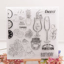 Drink Glass Fruit Embossing Paper Card Cutting Die DIY Seal Stamp (T1900TC)
