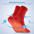 Winter Warm Thermal Socks Tourmaline Anti-Freezing Warm Soft Sock (Red)