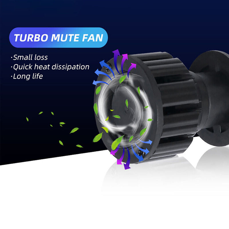 4 Sides COB LED Car Headlamp Fog Light Bulbs 6500K 8000LM 52W 9-32V Universal