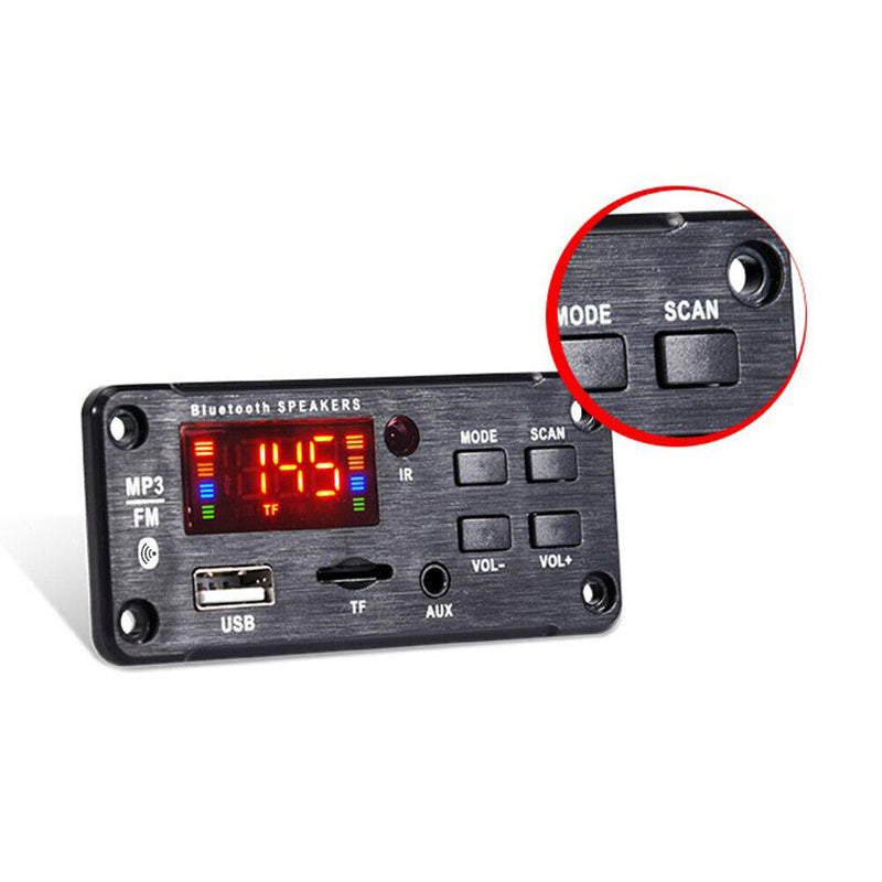 Amplifier MP3 Decoder Bluetooth-compatible Car USB TF AUX FM Radio Audio Mo