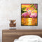 Frameless Oil Paint By Numbers Flamingo DIY Canvas Picture Craft for Home